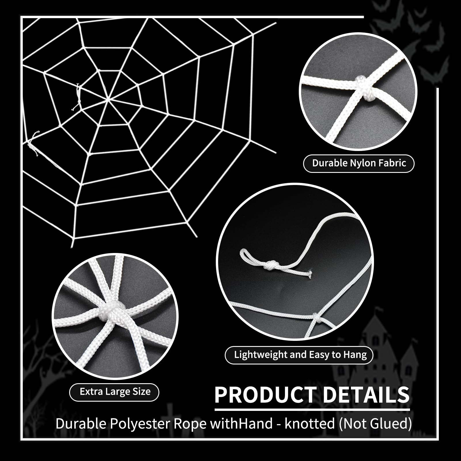 Gistome round spider web design highlights intricate pattern for windows.