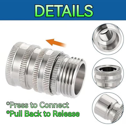 Gitende quick-connect fittings leak-proof design for secure water transfer