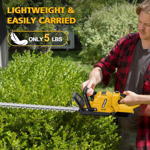 Givilo protective guard minimizes debris exposure during trimming.