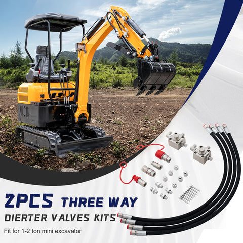 GIYI quarter-inch quick-connectors enable fast, leak-free hydraulic hookups
