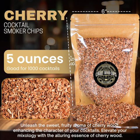 G&J's Finest cherry chips spoon in action enables easy smoke infusions.
