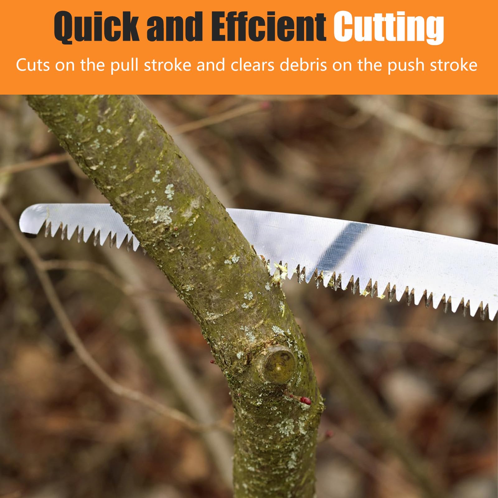 GJK high-speed steel blade designed for durable pruning tasks.