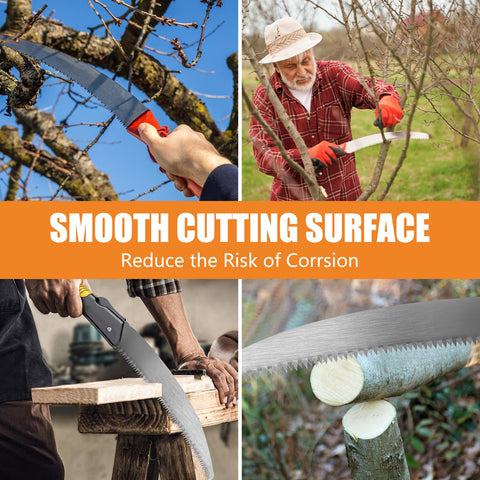 GJK steel pruning blade offers long-lasting sharpness for frequent outdoor trimming.