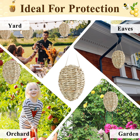 GJL eaves patio nest decor hanging for shade area.