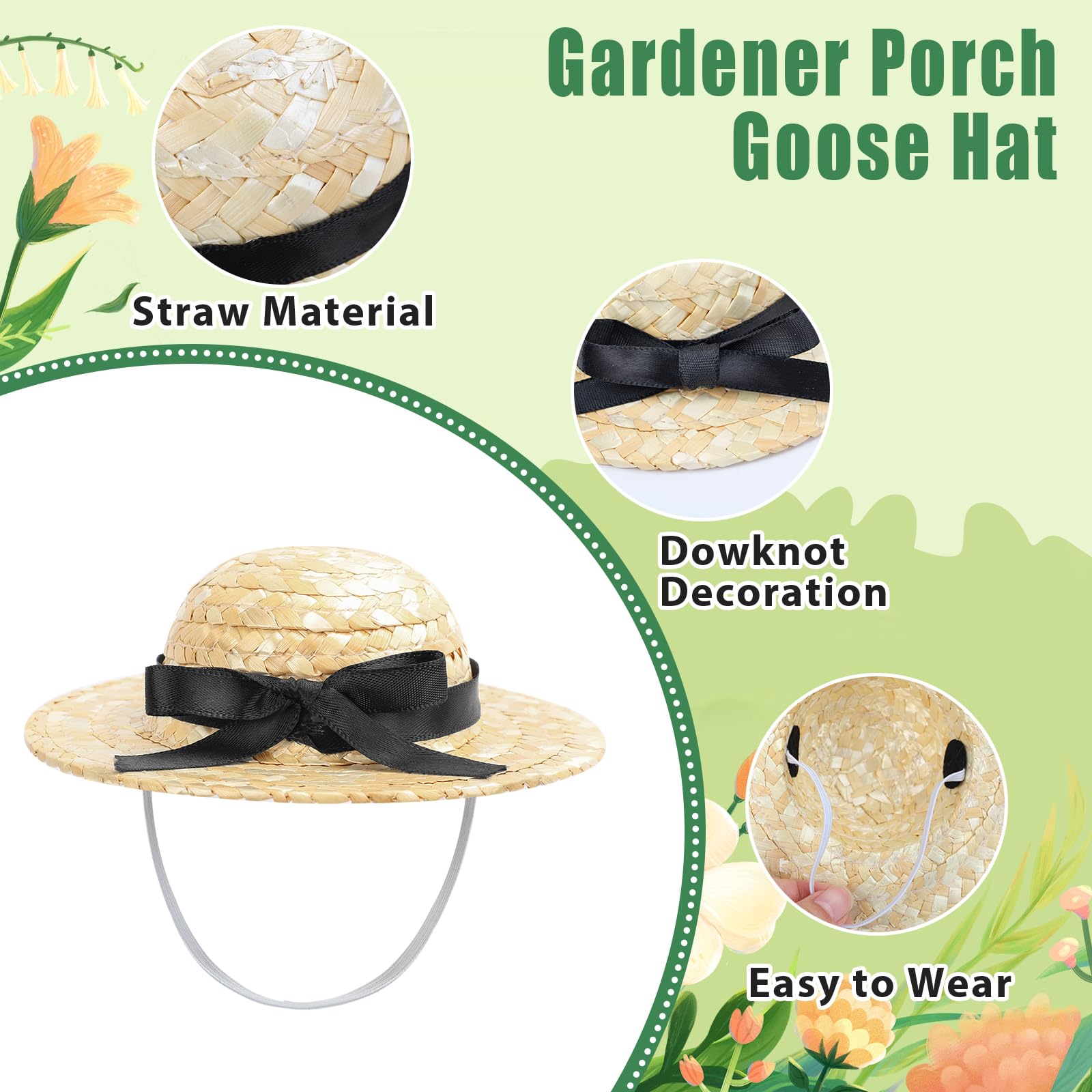 GJL Gardener porch goose faux shovel for authentic yard scene