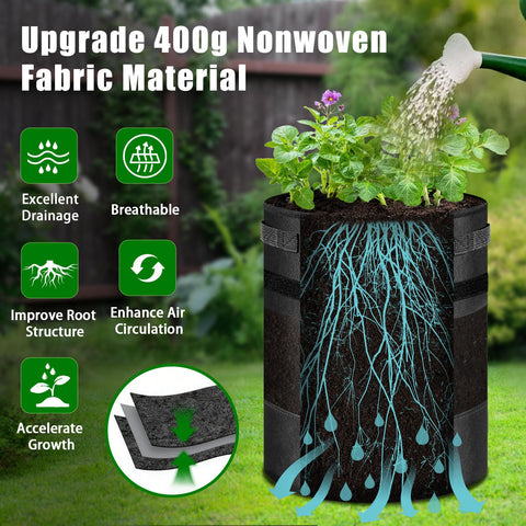 GJL bags suitable for potatoes, carrots, onions, and more