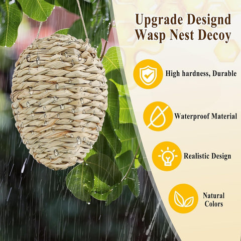 GJL Waterproof wasp nest decoy suitable for rain and sun.