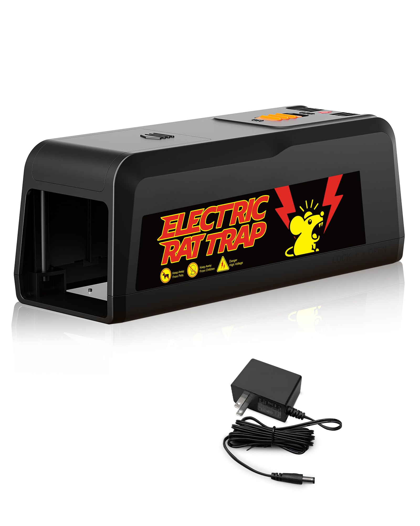 G-Jyuncyou Electric Rat Trap front view highlights compact kitchen-friendly design.