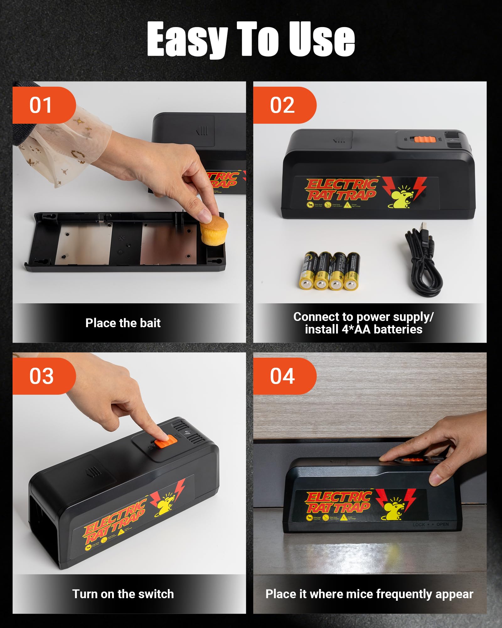 G-Jyuncyou trap ideal for kitchen use and discreet placement.