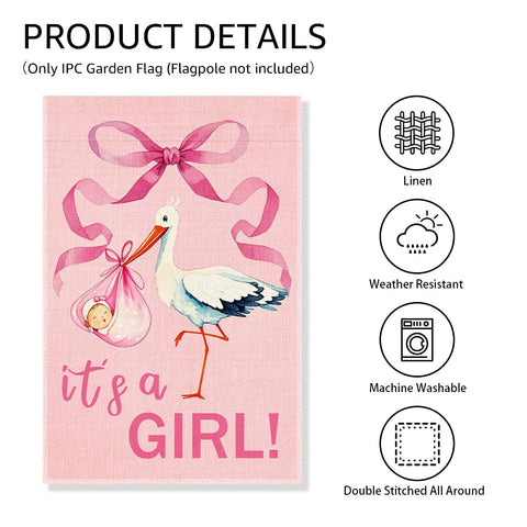 Gkodw Double-sided garden flag shows the design from any angle during outdoor gatherings.