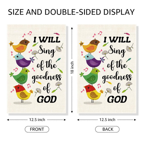 Gkodw funny birds yard flag adds charm to porches and gardens year-round