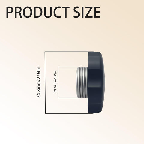 GKZKNG replacement gas cap for Craftsman 751-10649A, durable waterproof design.