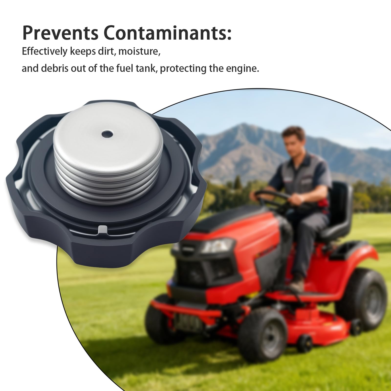 GKZKNG gas cap for MTD 951-12533, secure fit and reliable seal.