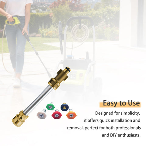 GKZKNG red 0-degree nozzle for high-pressure cleaning