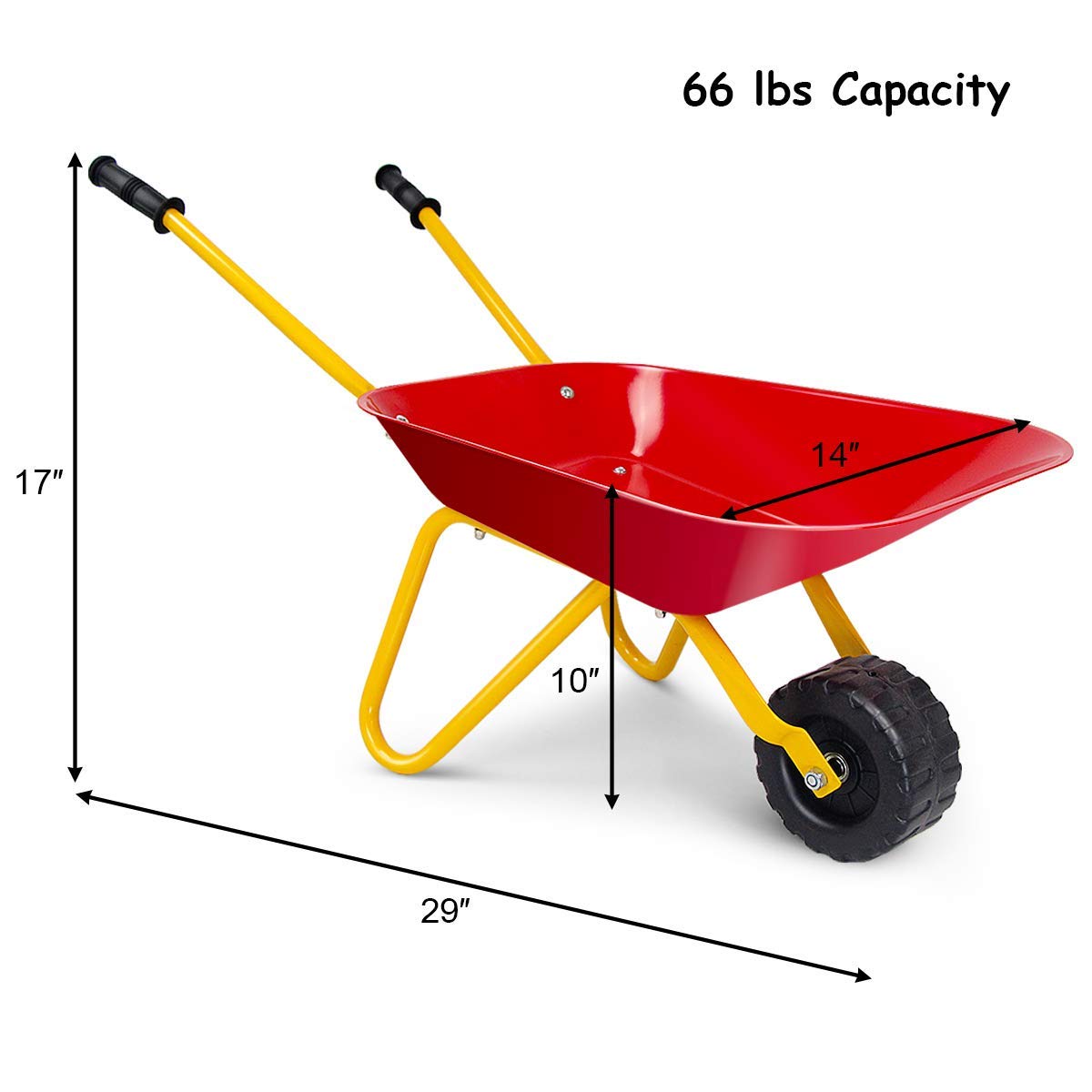 GLACER Nightcore wheelbarrow red packaging or gift idea for kids