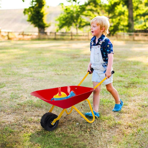 GLACER Nightcore wheelbarrow wheels on all-terrain surface