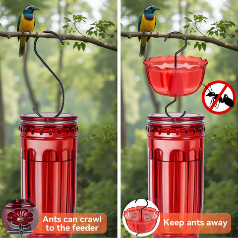 GlaRid easy installation with rotating hooks simplifies setup on any feeder