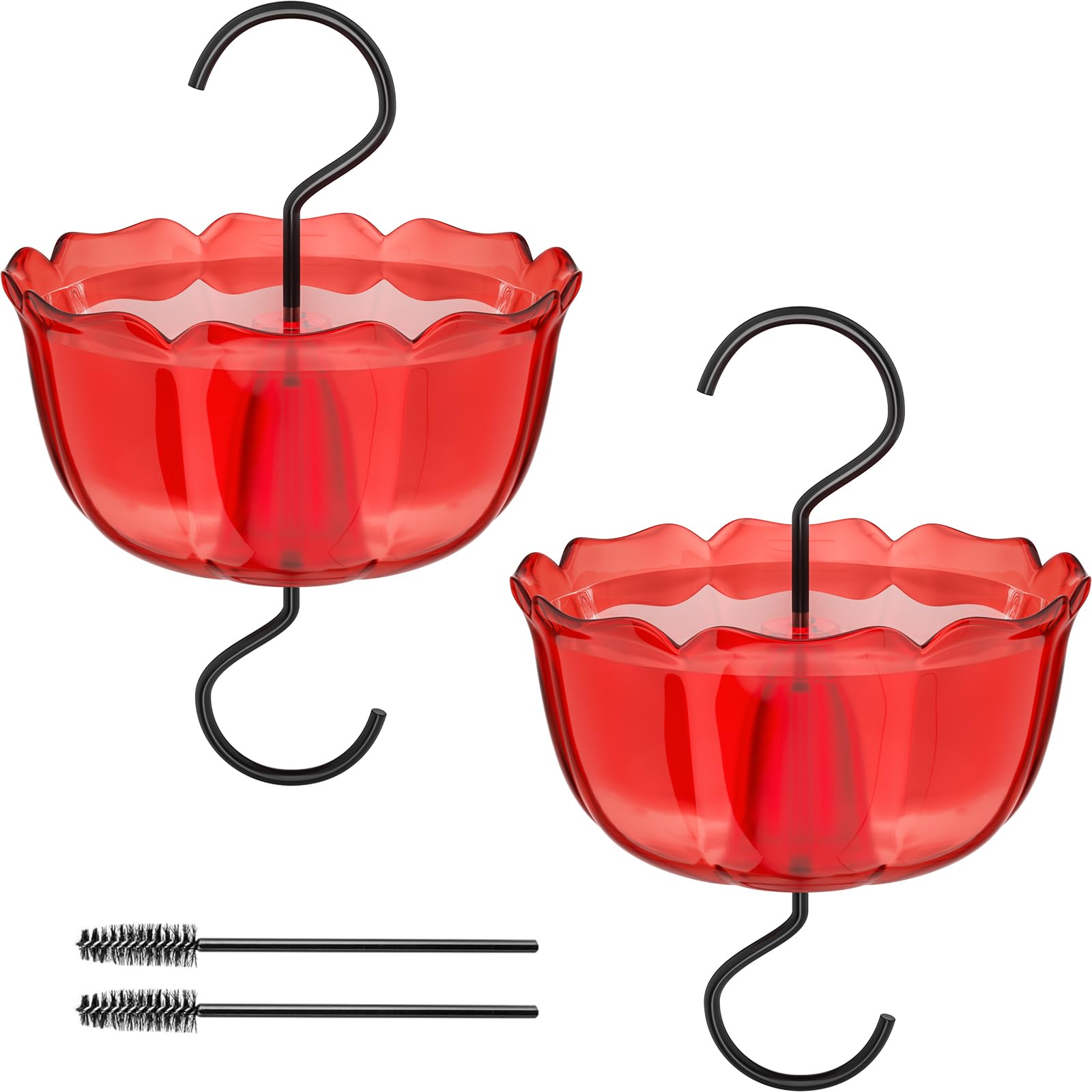 GlaRid ant moat for hummingbird feeder shows 6oz capacity and ant-barrier protection