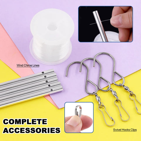 Glarks swivel hook clips pack, stainless steel for secure hanging.