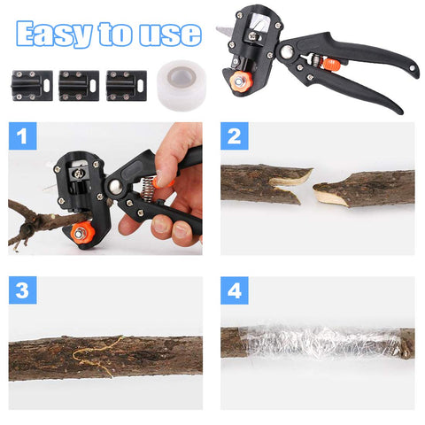 Glarks thick rubber bands provide strong tension for grafts