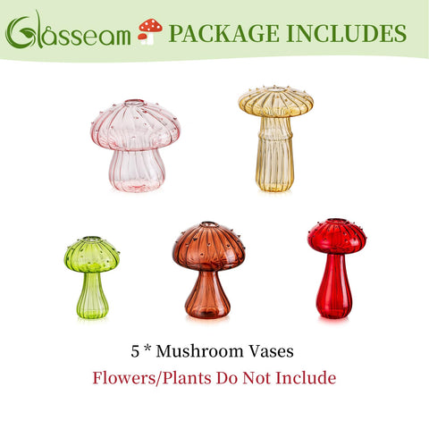 Glasseam mushroom glass planter is a thoughtful gift for decor lovers