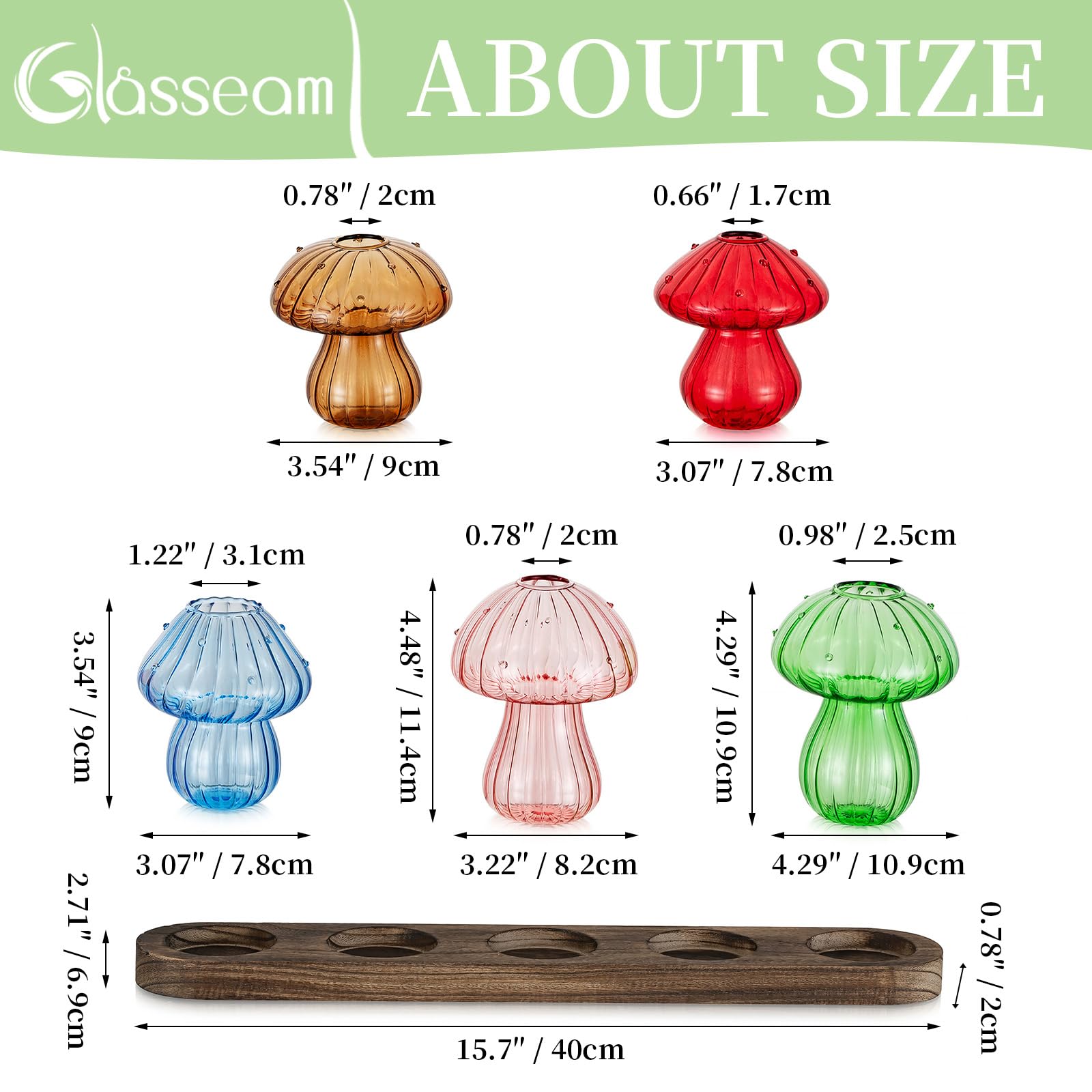 Glasseam window sill mushroom display brings natural light and whimsy