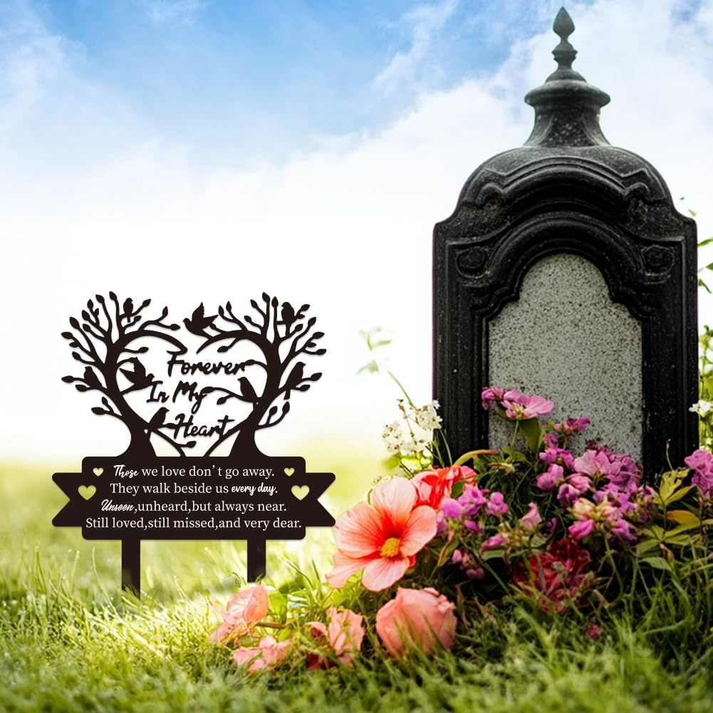 GLASSWINDS versatile grave plaque suitable for garden, patio, lawn, or cemetery.