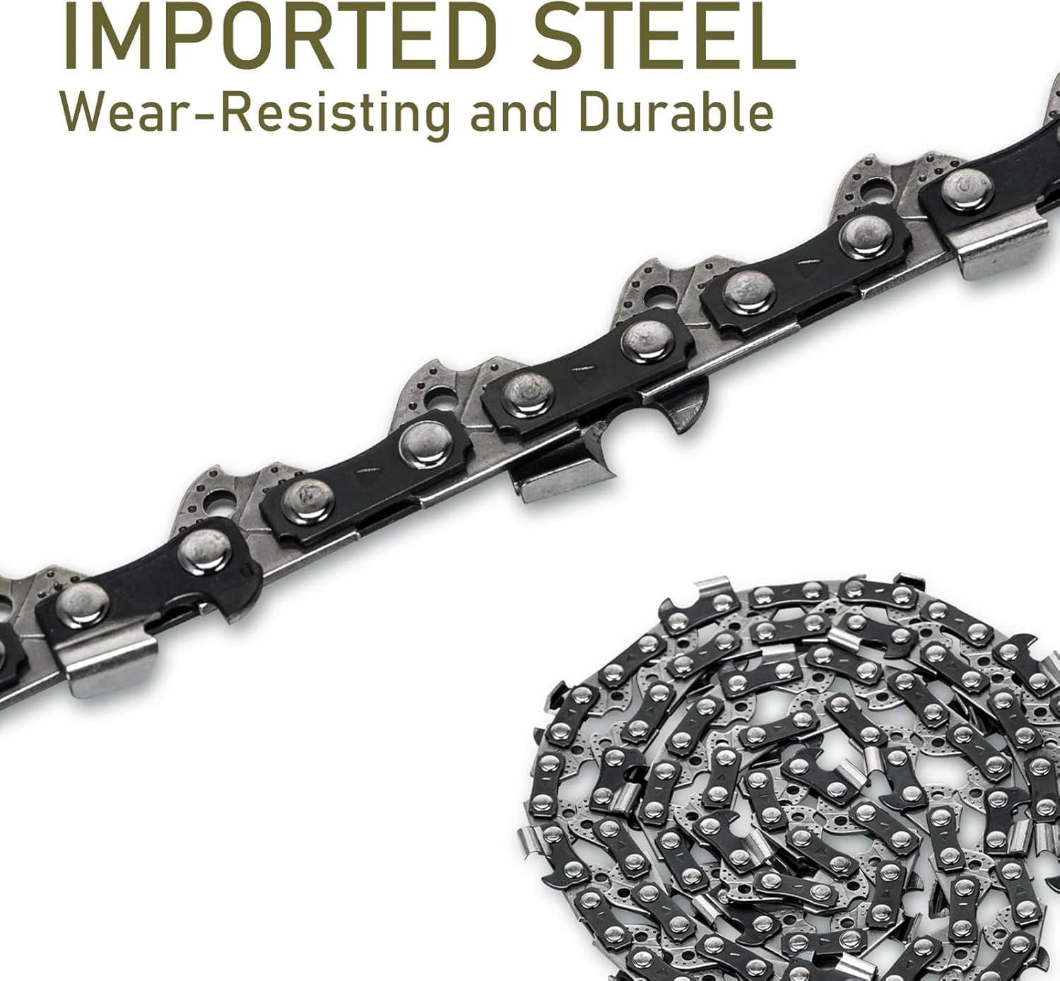 GLECTG manganese steel construction closeup emphasizing durability and longevity