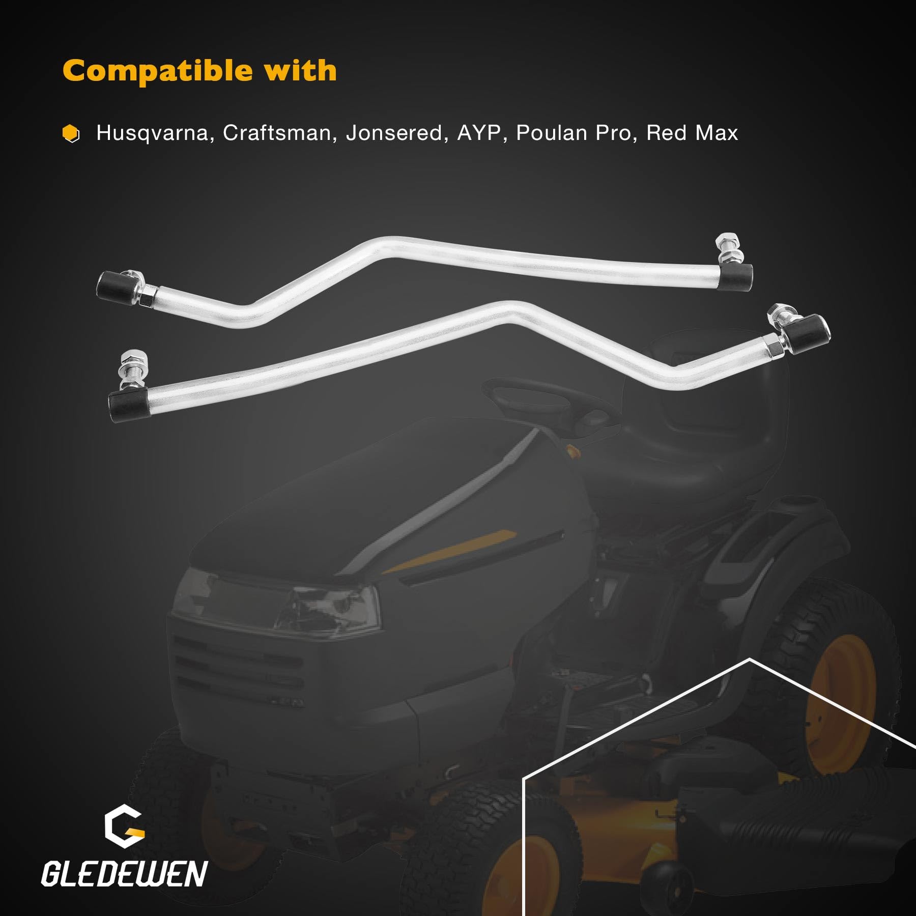 Gledewen Poulan Pro drag links for durable, long-lasting mowing performance
