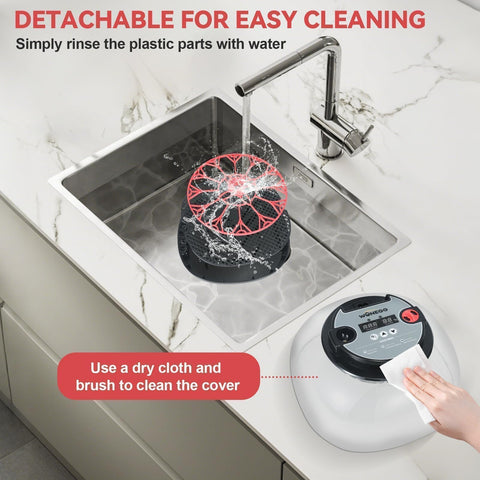 GleeGearNex transparent lid view supports non-invasive egg checks