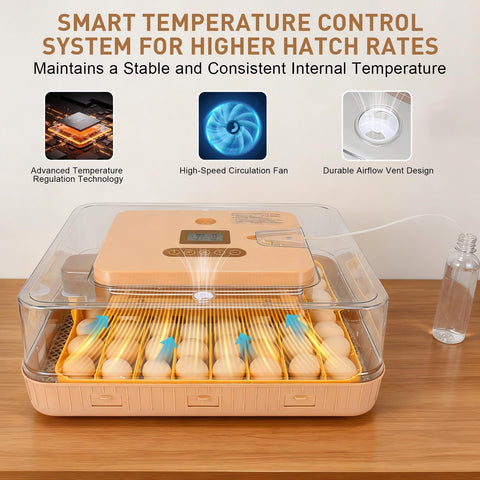 GleeGearNex Gen IV built-in candling window for embryo checks