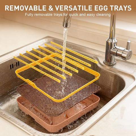 GleeGearNex Gen IV adjustable egg spacing dividers for mixed egg sizes