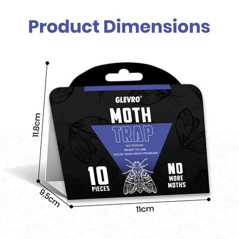 GLEVRO moth trap near flour and grains supports discreet pest control.