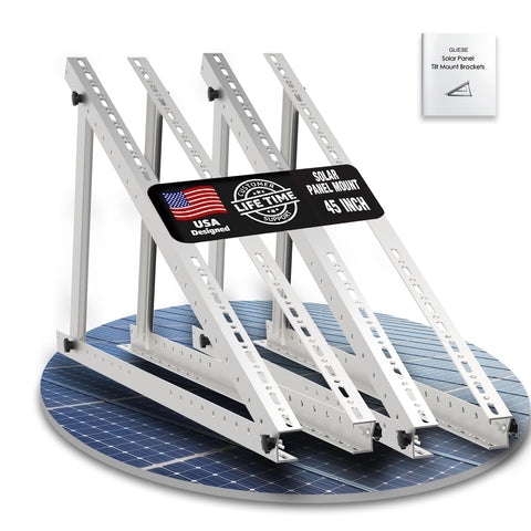 GLIESE POWER 45in aluminum mount rail for secure rooftop installations.