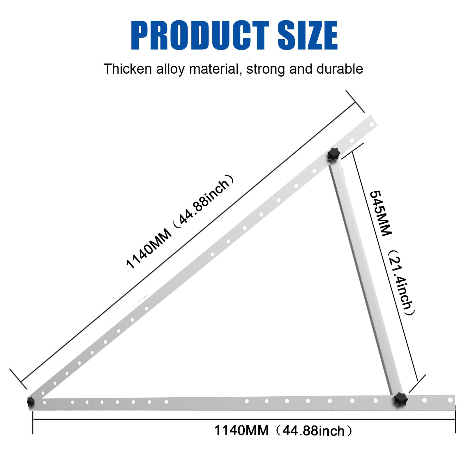 GLIESE POWER tilt-angle 0-90 with no tools for versatile mounting.