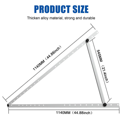 GLIESE POWER tilt-angle 0-90 with no tools for versatile mounting.