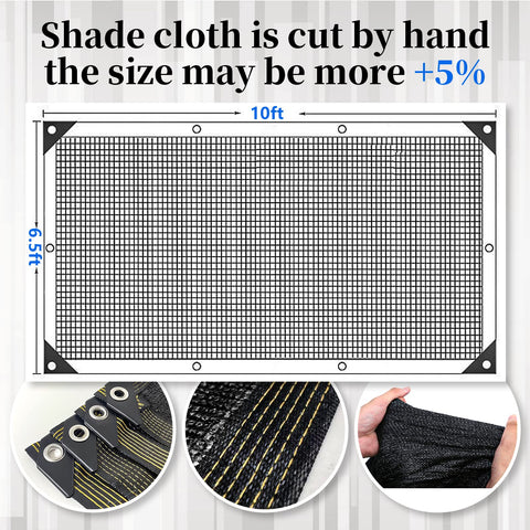 Glieskir breathable HDPE shade net close-up for airflow and plant protection.