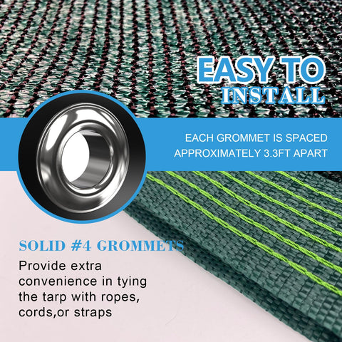 Glieskir reinforced edges six-needle binding ensure durable shade setup