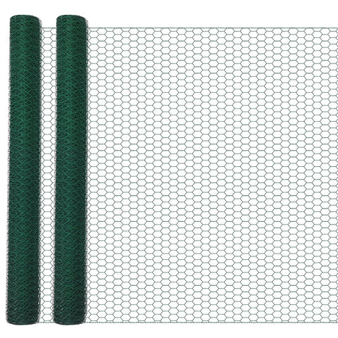 GlikCeil chicken wire roll 48in x 200ft for durable garden fencing and coop borders.