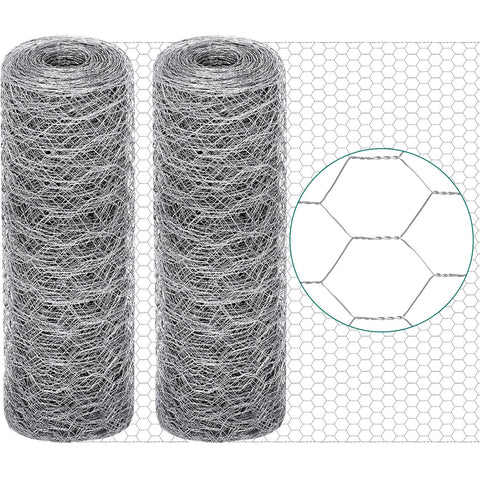 GlikCeil chicken wire 12in x 200ft roll for durable poultry fencing in gardens.