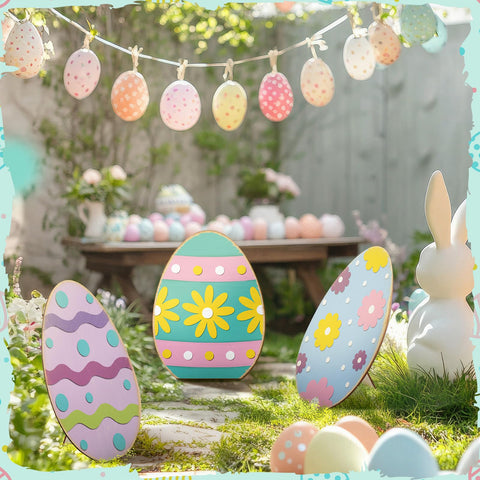 GlikCeil Easter signs set creates cohesive seasonal accents across spaces.