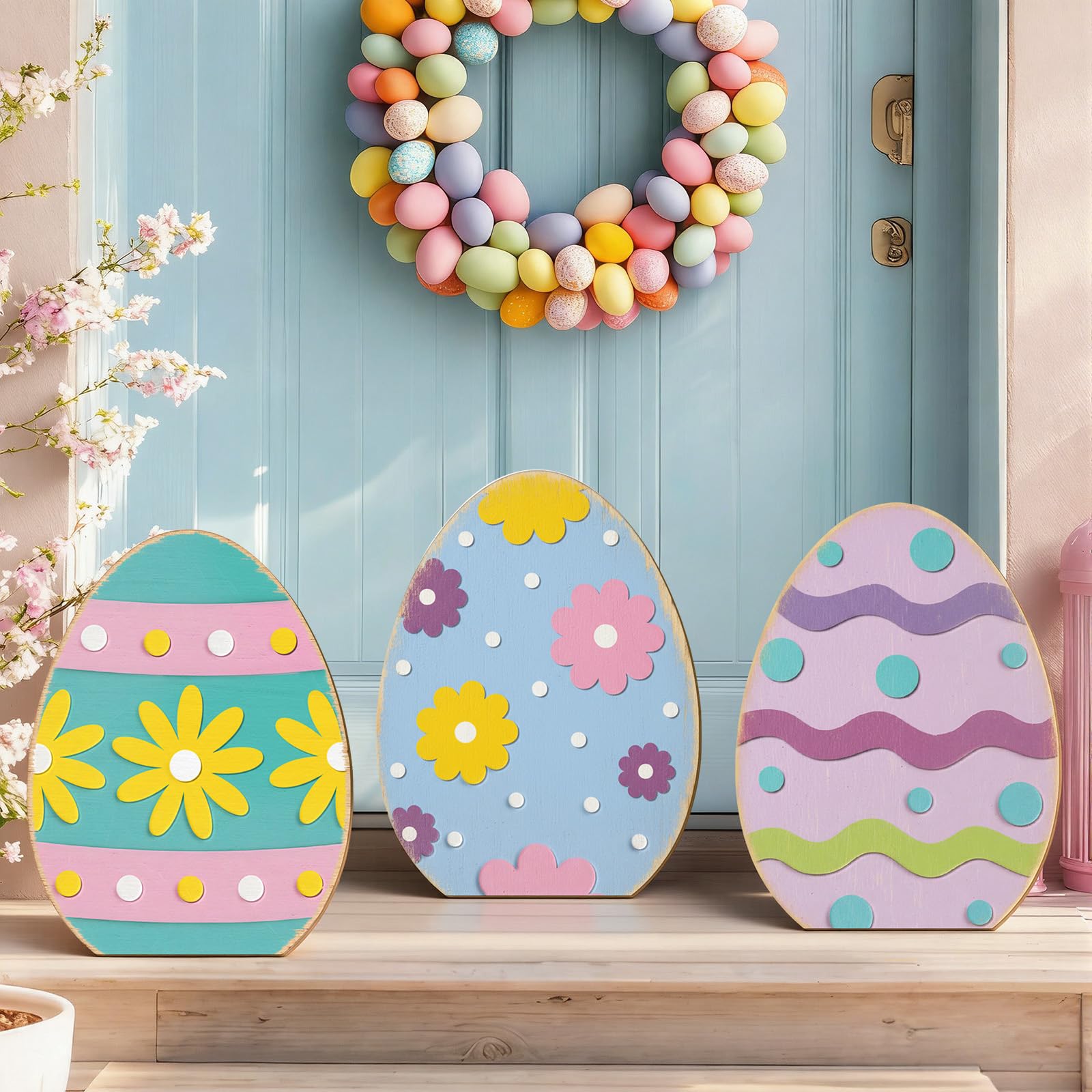 GlikCeil porch decor for yard and entryways invites guests with style.