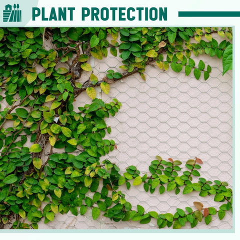 GlikCeil garden fence mesh protects crops and beds