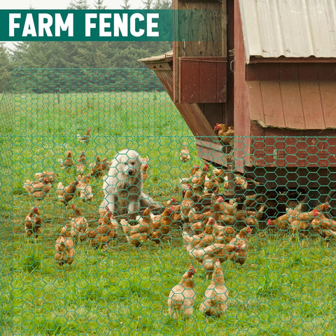 GlikCeil poultry garden fence mesh supports DIY projects and animal protection.