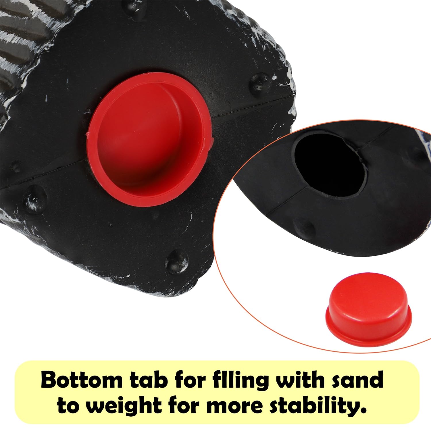 Glintoper owl-on-stick design with hollow bottom enables easy mounting