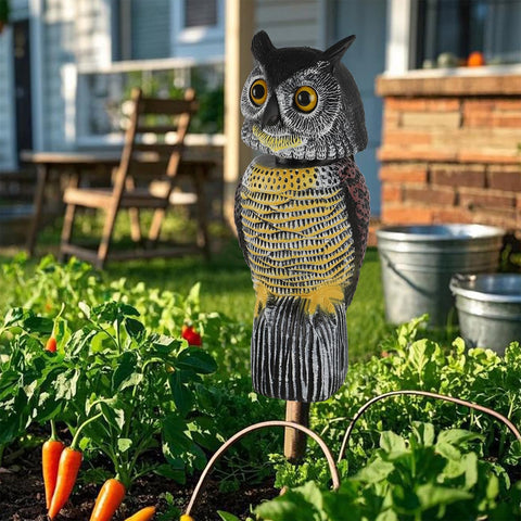 Glintoper realistic predatory look with eyes and beak to deter pests