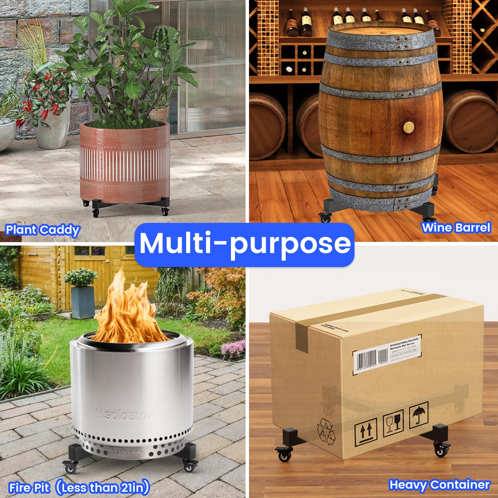 GLISWAM versatile mobility for pots and decor