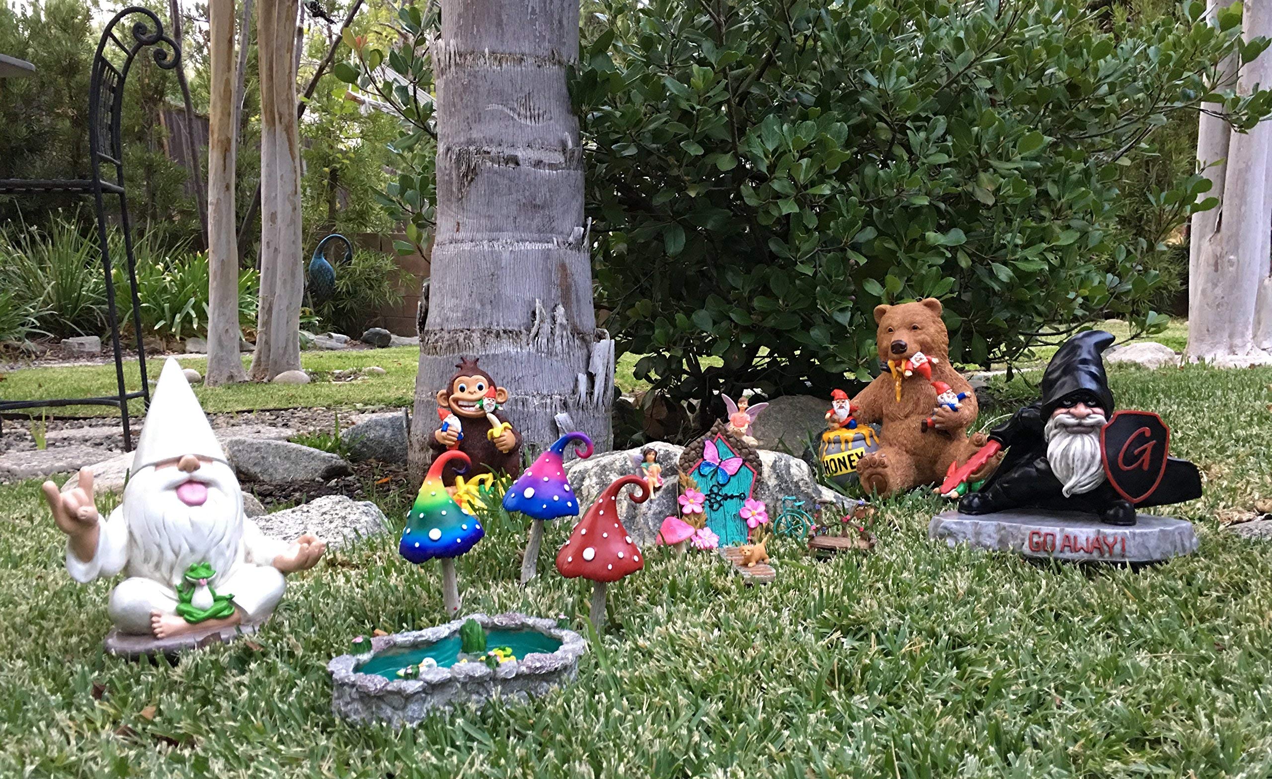 GlitZGlam Duck Pond doubles as a decorative statue for your fairy or gnome corner.