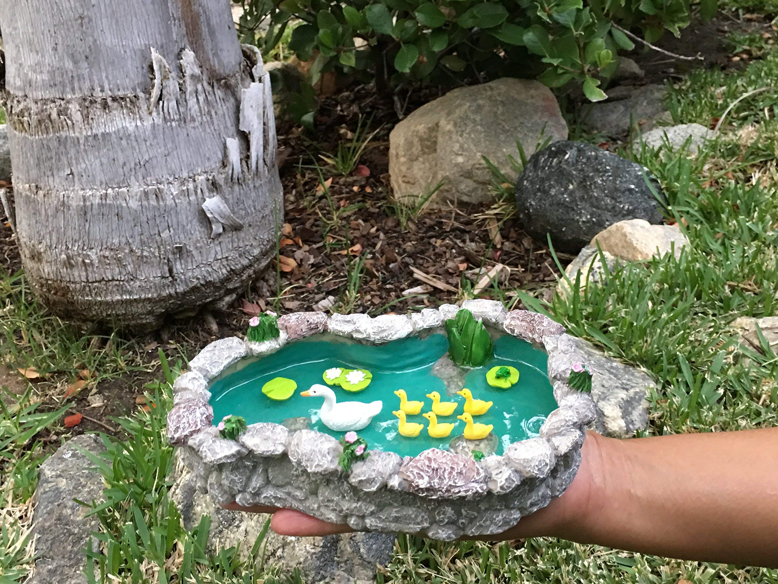 GlitZGlam Duck Pond is outdoor-ready and waterproof for year-round display.