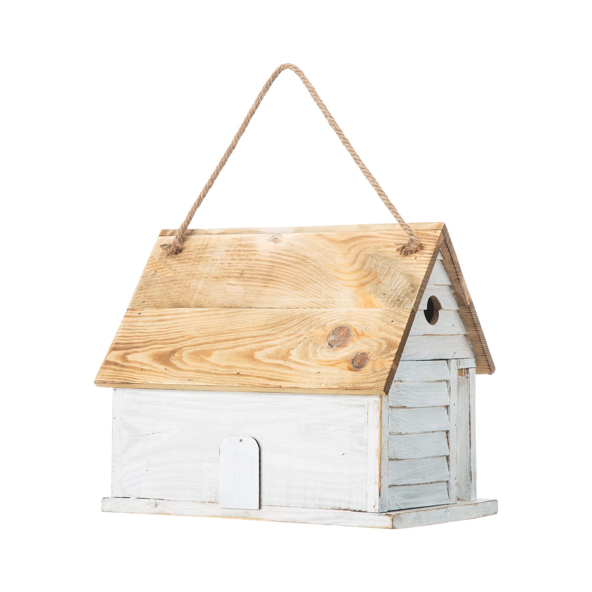 Glitzhome distressed cottage finish adds vintage charm to outdoor spaces.